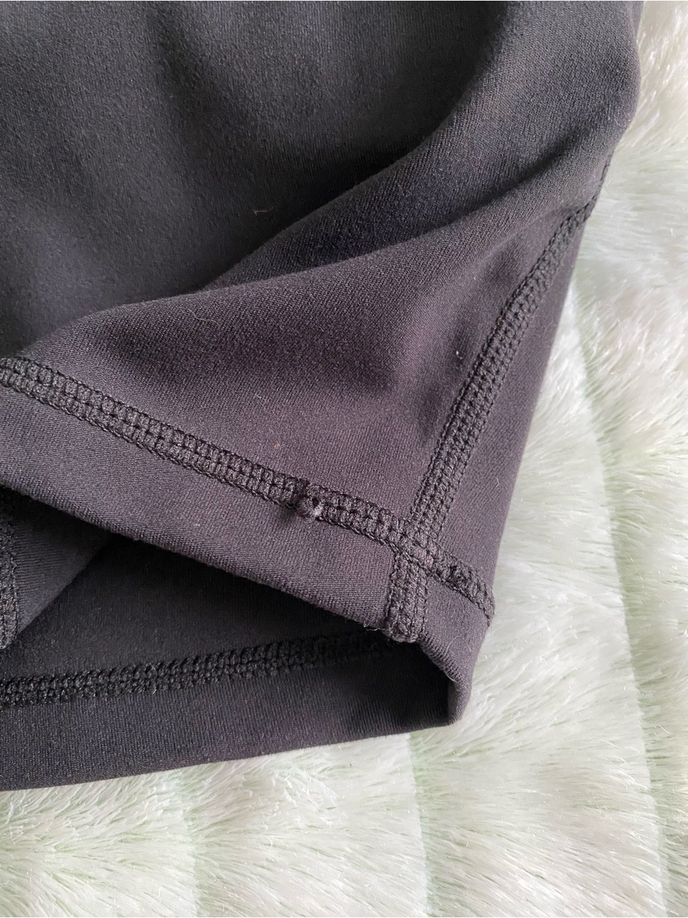 P’tula Cropped Tank with Built-in Bra — Black, Small - Picture 8 of 9